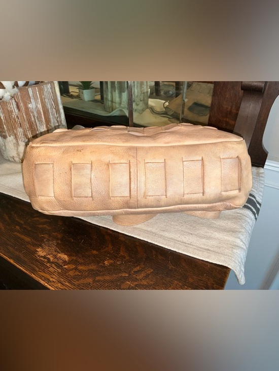 Bed Stu Orchid Leather Satchel Handbag Crossbody Bag Taupe Driftwood MSRP $280 - Picture 8 of 13